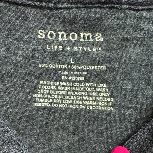 Sonoma Men's Charcoal Graphic Tee - Picture 2 of 3